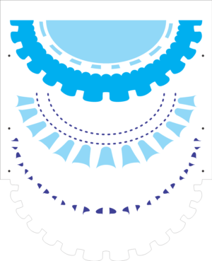 Stencil OPA 2876 - Renda Barrado III - 20 x 25cm