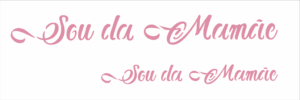 Stencil OPA 2885 - Frase Sou Da Mamãe - 10 x 30cm