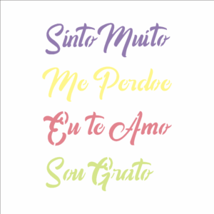 Stencil OPA 2896 - Ho'Oponopono I - 14 x 14cm