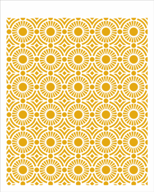 Stencil OPA 2978 - Estamparia VItral II - 20 x 25cm