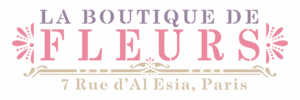 Stencil OPA 3031 - Frase La Boutique de Fleurs - 10 x 30cm
