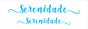 Stencil OPA 3118 - Palavras Lettering Serenidade - 10 x 30cm
