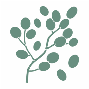 Stencil OPA 3123 - Orgânico Folhas Bolinhas - 30.5 x 30.5cm