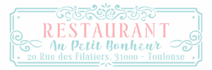 Stencil OPA 3156 - Frase Restaurant Au Petit Bonheur - 10 x 30cm