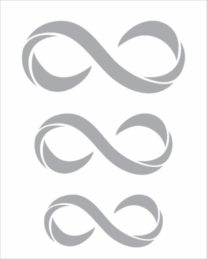 Stencil OPA 3181 - Símbolos Infinito - 20 x 25cm