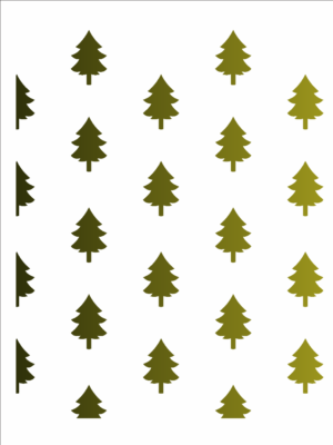 Stencil OPA 3286 - Estamparia Pinheiros II - 15 x 20cm