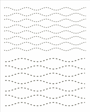 Stencil OPA 3317 - Estamparia Pontilhado II - 20 x 25cm