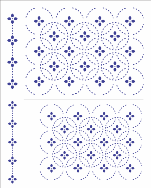 Stencil OPA 3338 - Estamparia Pontilhado III - 20 x 25cm