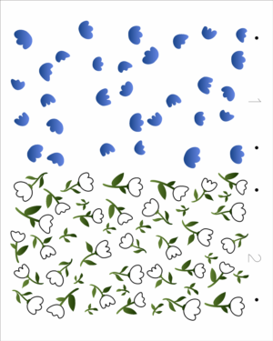 Stencil OPA 3354 - Estamparia Flores Micro I - 20 x 25cm