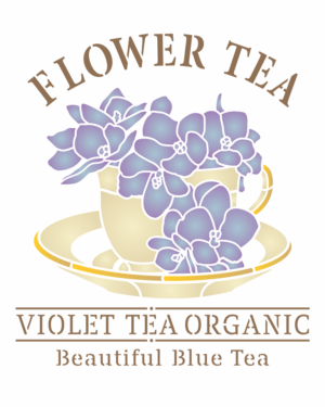 Stencil OPA 3556 - Xícara com Flores - 20 x 25cm