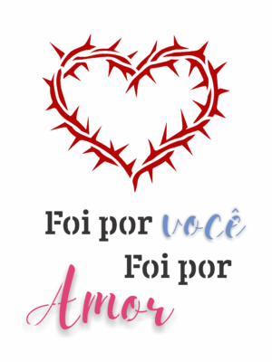 Stencil OPA 3775 - Religião Coroa De Cristo - 15 x 20cm