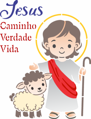 Stencil OPA 3776 - Religião Menino Jesus - 15 x 20cm