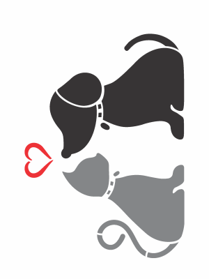 Stencil OPA 3794 - Pet Melhores Amigos - 15x20 cm