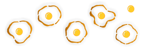 Stencil OPA 3779 - Culinária Ovos Fritos - 10x30 cm