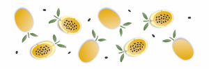 Stencil OPA 3785 - Feirinha Estamparia Frutas Maracujás - 10x30 cm