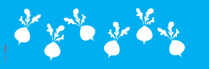 Stencil OPA 3806 - Feirinha Legumes Rabanetes - 10x30 cm