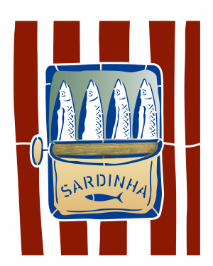 Stencil OPA 3809 - Culinária Lata De Sardinha - 20x25 cm