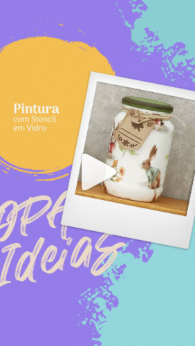 Stencil OPA 2830 - Tag Páscoa I - 07x15cm