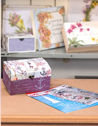 Stencil OPA 3168 - Carta Antiga Náutica - 20 x 25cm  | Opapel 3279 - Estampa Náutico I